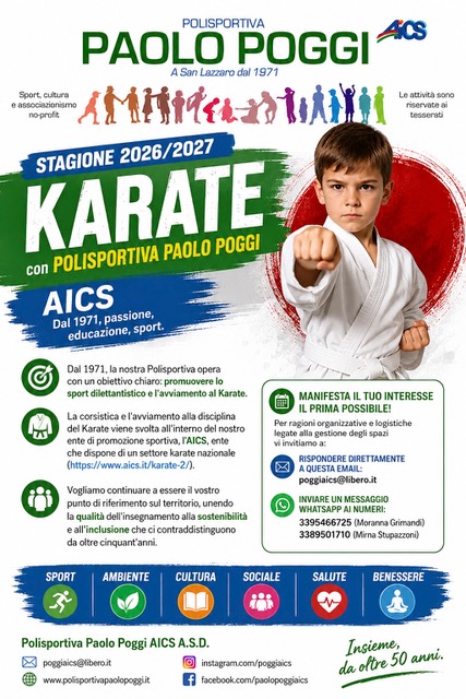 corsi karate san lazzaro 2026