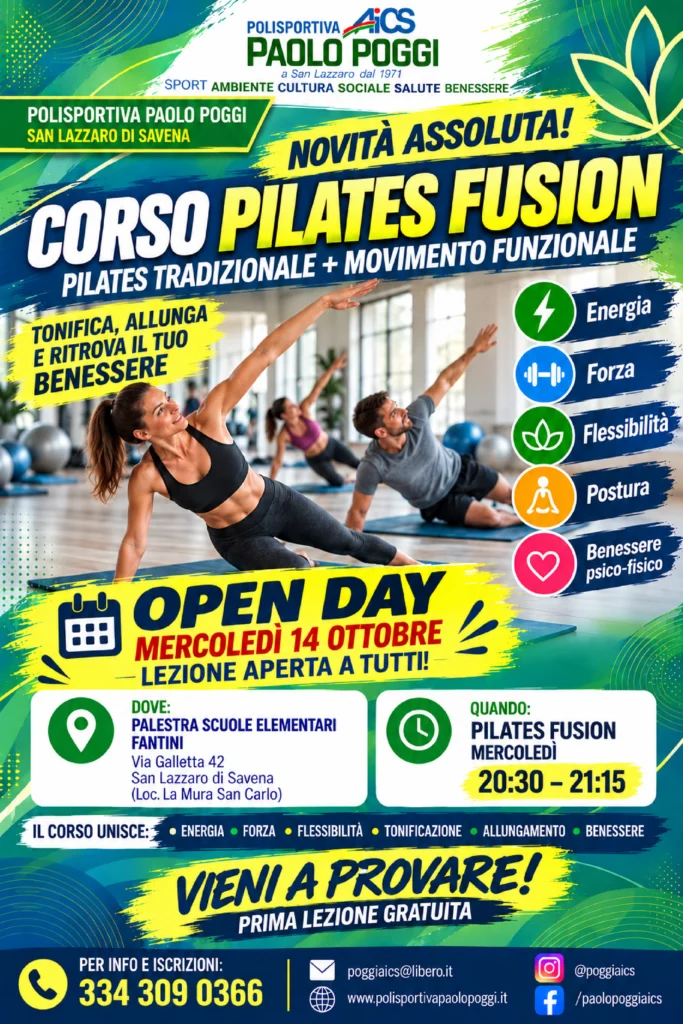 Pilates Fusion corsi a san lazzaro di savena